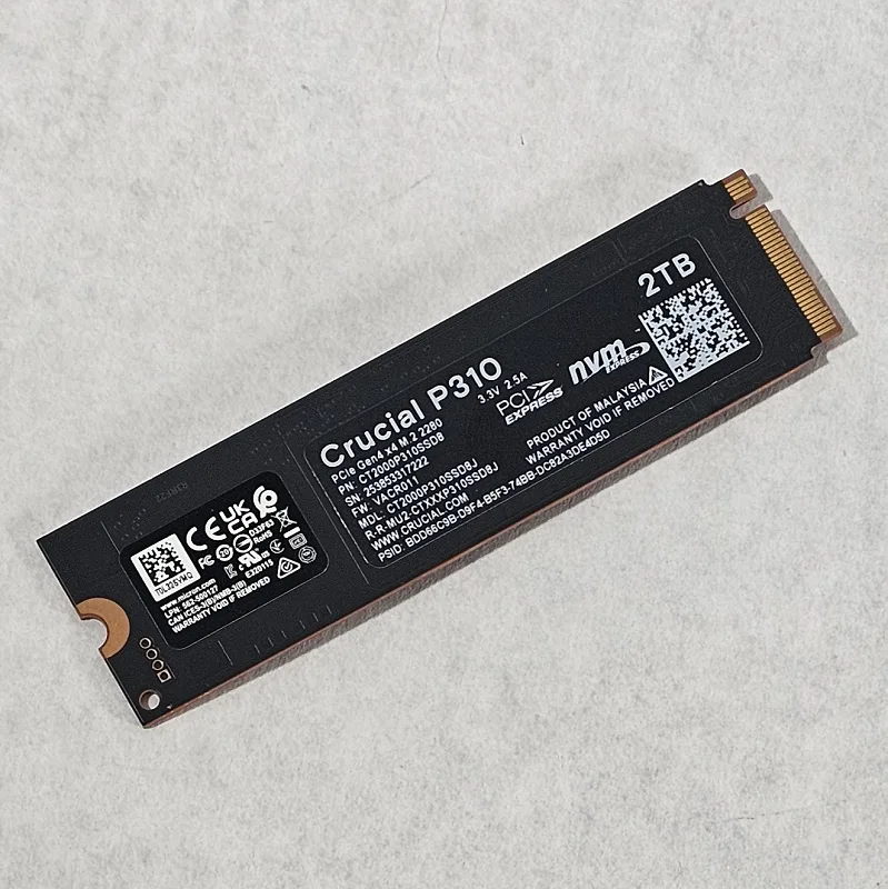 2TB NVMe M.2 SSD Crucial P310 Gen4