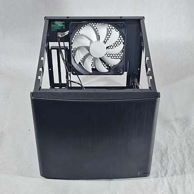 Black ITX PC Case w/ 3 Fans - photo 5