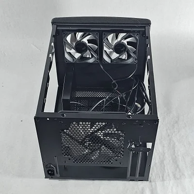 Black ITX PC Case w/ 3 Fans - photo 6