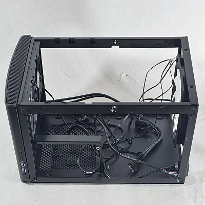 Black ITX PC Case w/ 3 Fans - photo 7