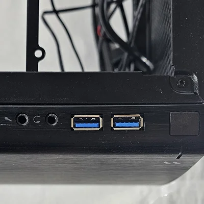 Black ITX PC Case w/ 3 Fans - photo 8