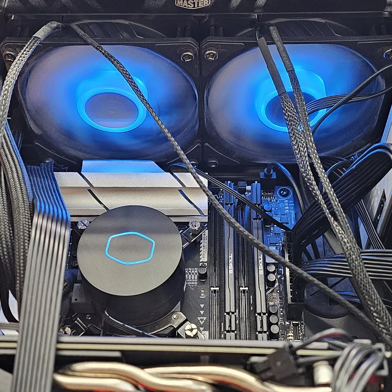 240mm AIO Cooler Master RGB CPU Liquid Cooler for Intel LGA1700