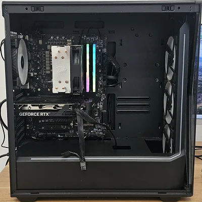 Black iBUYPOWER Slate 5 MR PC Case with Tempered Glass w/ 4 Fans - photo 10