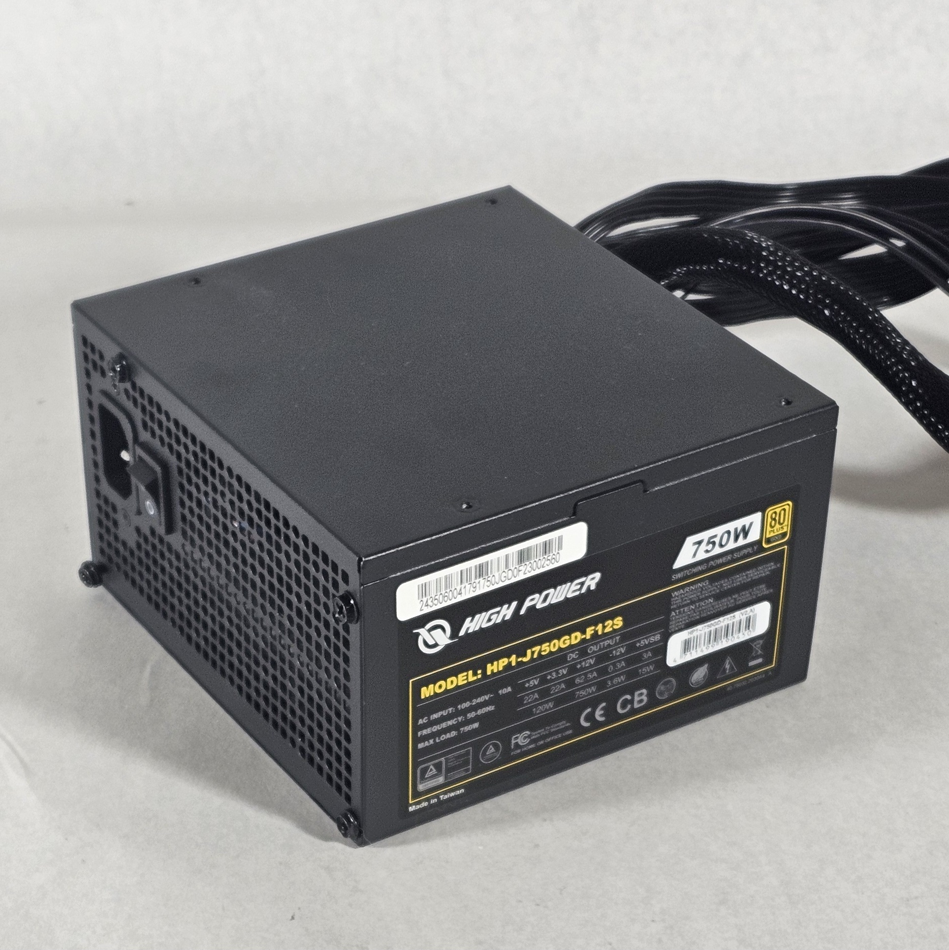 750 Watt PSU High Power HP1-J750GD-F12S Power Supply