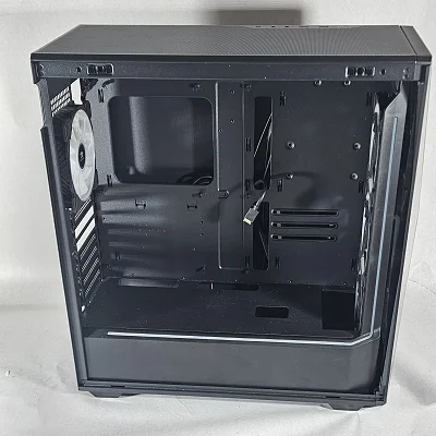 Black iBUYPOWER Slate 5 MR PC Case with Tempered Glass w/ 4 Fans - photo 2