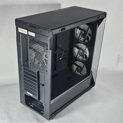 Black iBUYPOWER Slate 5 MR PC Case with Tempered Glass w/ 4 Fans - photo 3