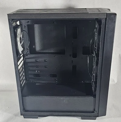 Black DeepCool PC Case with Tempered Glass w/ 3 Fans - photo 2