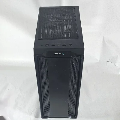 Black DeepCool PC Case with Tempered Glass w/ 3 Fans - photo 5