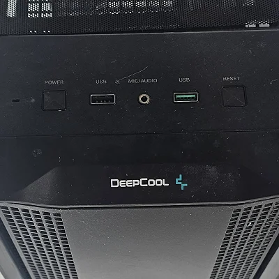 Black DeepCool PC Case with Tempered Glass w/ 3 Fans - photo 8