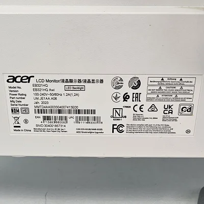 Acer EB321HQ Awi 32" Monitor - photo 9