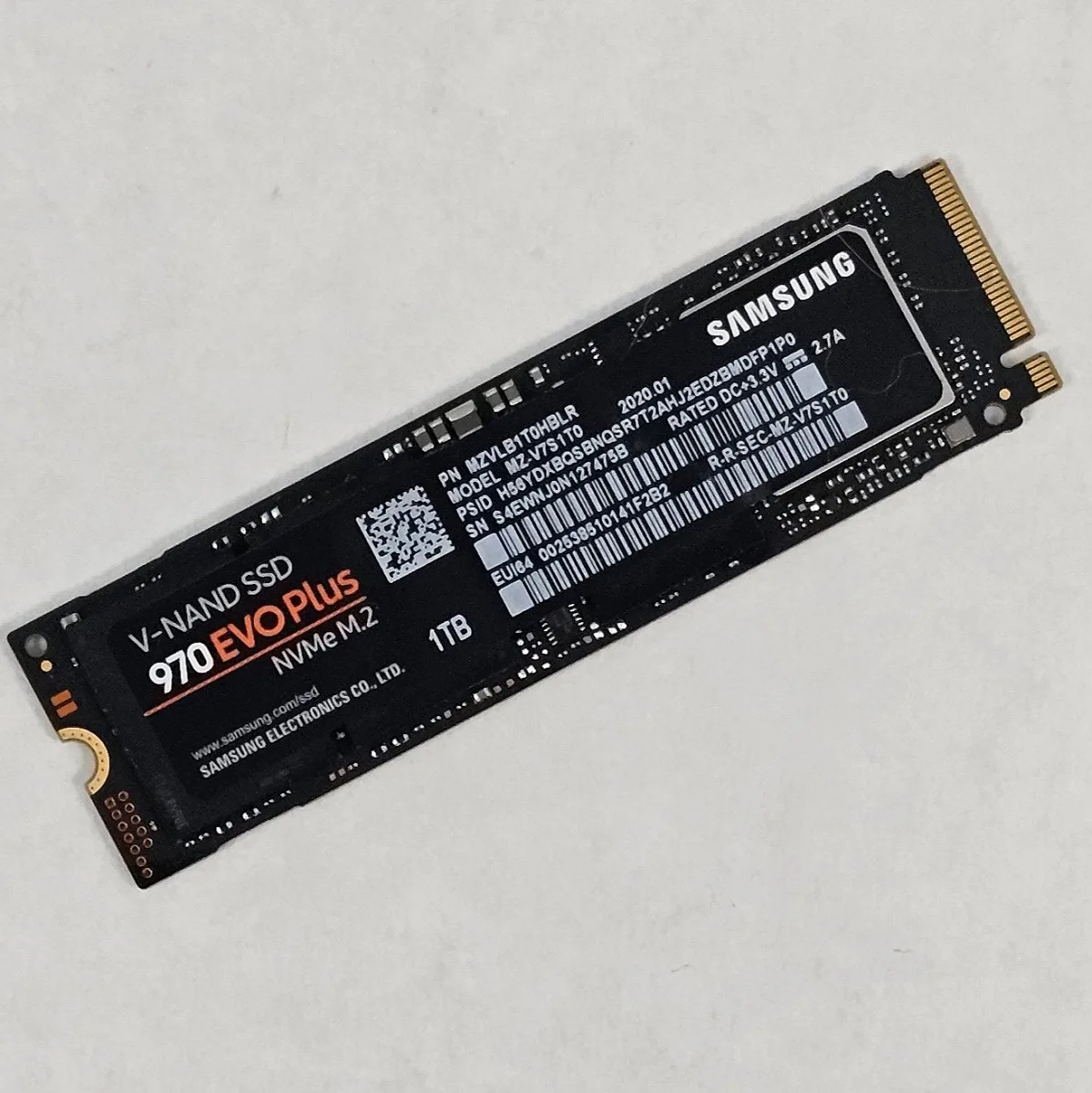 1TB NVMe M.2 SSD Samsung 970 EVO Plus Gen3