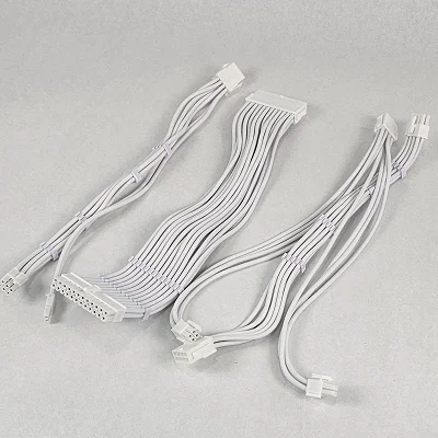 White CPU and Motherboard PC Extension Cables - photo 1