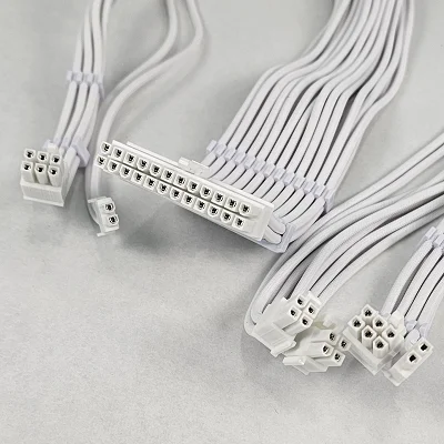 White CPU and Motherboard PC Extension Cables - photo 2