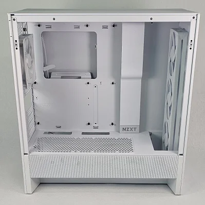 White NZXT PC Case with Tempered Glass w/ 4 Fans - photo 2