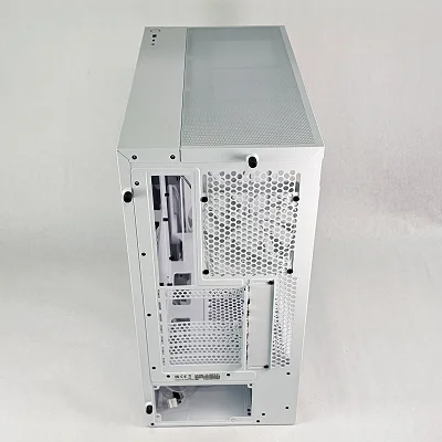 White NZXT PC Case with Tempered Glass w/ 4 Fans - photo 6