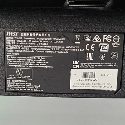 MSI MAG 276CXF 27" Curved Gaming Monitor - photo 8