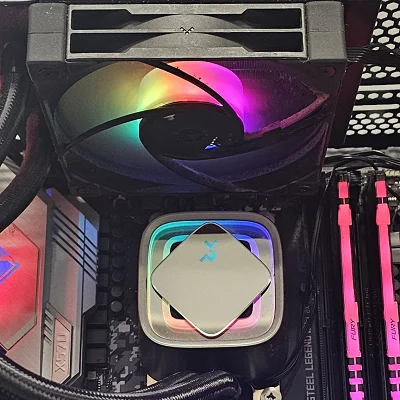 120mm AIO DeepCool RGB CPU Liquid Cooler for AMD AM4 - photo 1