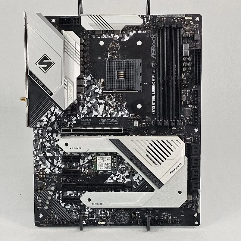 ASRock X570 Steel Legend WiFi ax AMD AM4 DDR4 ATX Motherboard