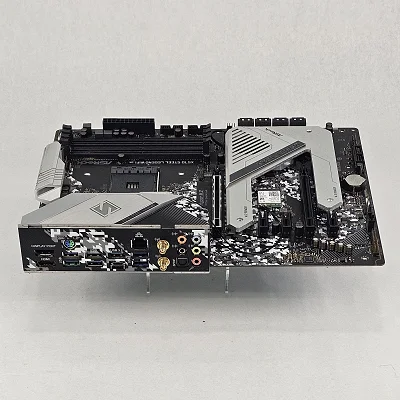 ASRock X570 Steel Legend WiFi ax AMD AM4 DDR4 ATX Motherboard - photo 2