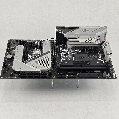 ASRock X570 Steel Legend WiFi ax AMD AM4 DDR4 ATX Motherboard - photo 4