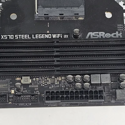 ASRock X570 Steel Legend WiFi ax AMD AM4 DDR4 ATX Motherboard - photo 8