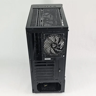 Black Genesis PC Case with Tempered Glass w/ 4 Fans - photo 6