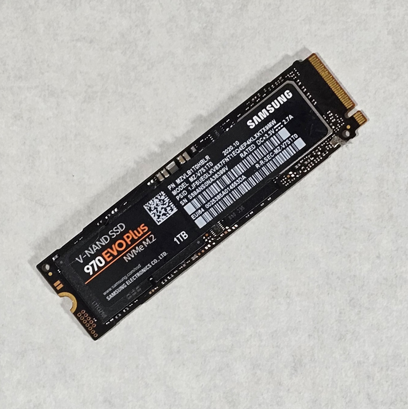 1TB NVMe M.2 SSD Samsung 970 EVO Plus