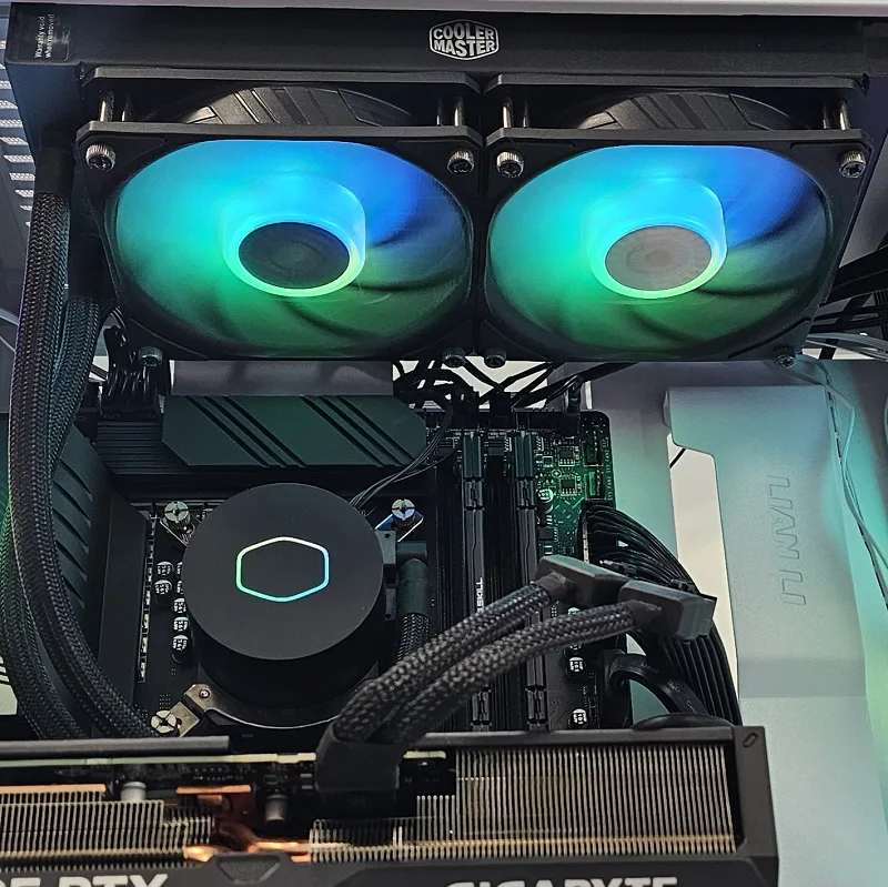 240mm AIO Cooler Master RGB CPU Liquid Cooler for Intel LGA1700