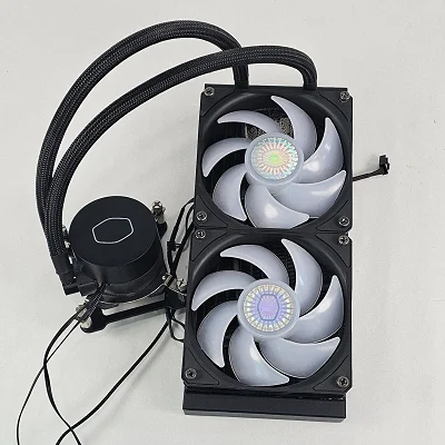 240mm AIO Cooler Master RGB CPU Liquid Cooler for Intel LGA1700 - photo 3