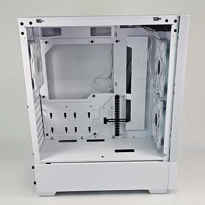 White PowerSpec PC Case with Tempered Glass w/ 3 Fans - photo 2