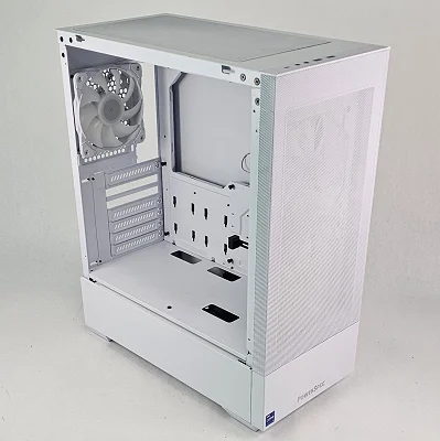 White PowerSpec PC Case with Tempered Glass w/ 3 Fans - photo 4