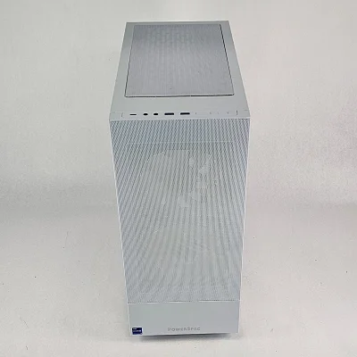 White PowerSpec PC Case with Tempered Glass w/ 3 Fans - photo 5