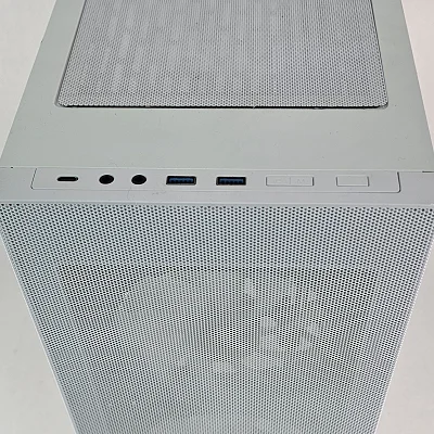 White PowerSpec PC Case with Tempered Glass w/ 3 Fans - photo 8