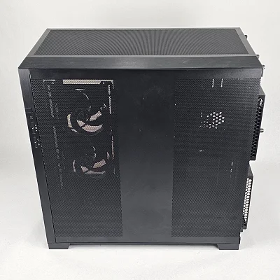 Black PC Case with Tempered Glass w/ 6 Fans - photo 7
