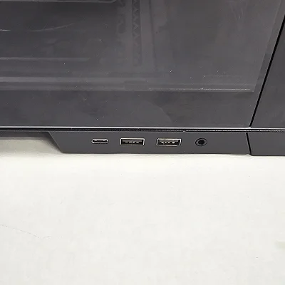 Black PC Case with Tempered Glass w/ 6 Fans - photo 8
