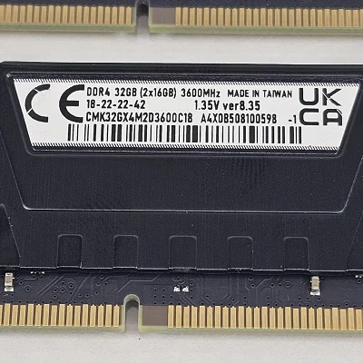 32GB DDR4 (2x16GB) CL18 3600MT/s Corsair Vengeance LPX - photo 3