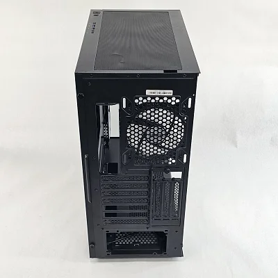 Black MUSETEX PC Case with Tempered Glass w/ 3 Fans - photo 6