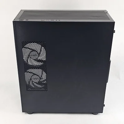 Black MUSETEX PC Case with Tempered Glass w/ 3 Fans - photo 7