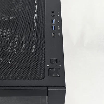 Black MUSETEX PC Case with Tempered Glass w/ 3 Fans - photo 8