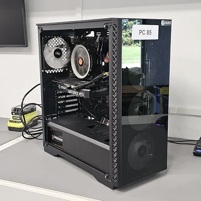 Black DeepCool PC Case with Tempered Glass w/ 4 Fans - photo 9