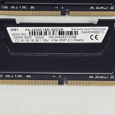 32GB DDR4 (2x16GB) CL16 3200MT/s G.Skill Ripjaws V - photo 3