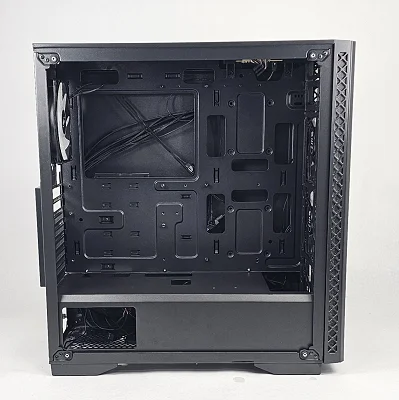 Black DeepCool PC Case with Tempered Glass w/ 4 Fans - photo 2