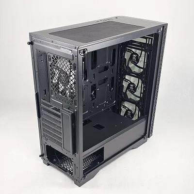 Black DeepCool PC Case with Tempered Glass w/ 4 Fans - photo 3