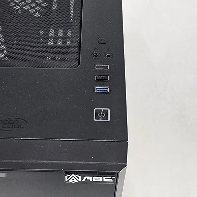 Black DeepCool PC Case with Tempered Glass w/ 4 Fans - photo 8