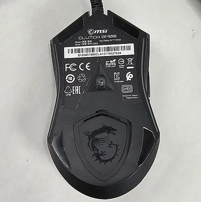 MSI Clutch GM08 Wired Gaming Mouse - Black - photo 5