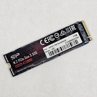 1TB NVMe M.2 SSD Silicon Power P34A80 Gen3 - photo 1