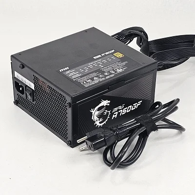750 Watt PSU MSI MPG A750GF Power Supply - photo 4