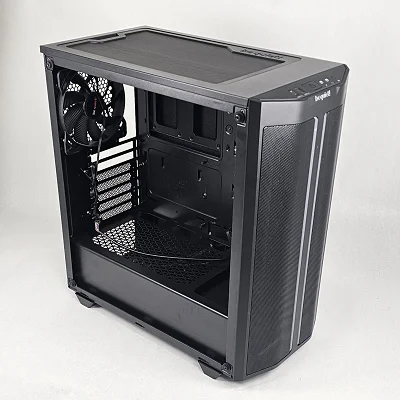 Black be quiet! PC Case with Tempered Glass w/ 3 Fans - photo 4