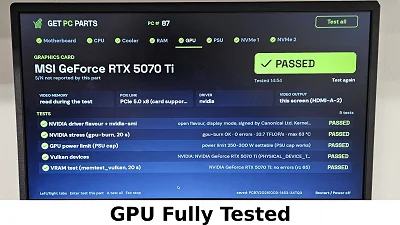 RTX 5070 Ti MSI Ventus 3X OC 16GB - photo 9