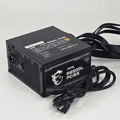 850 Watt PSU MSI MAG A850GL PCIE5 Power Supply - photo 4